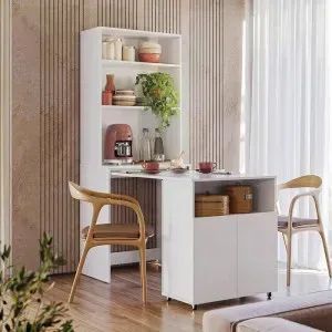 Mesa de Escritório Dueto Branca