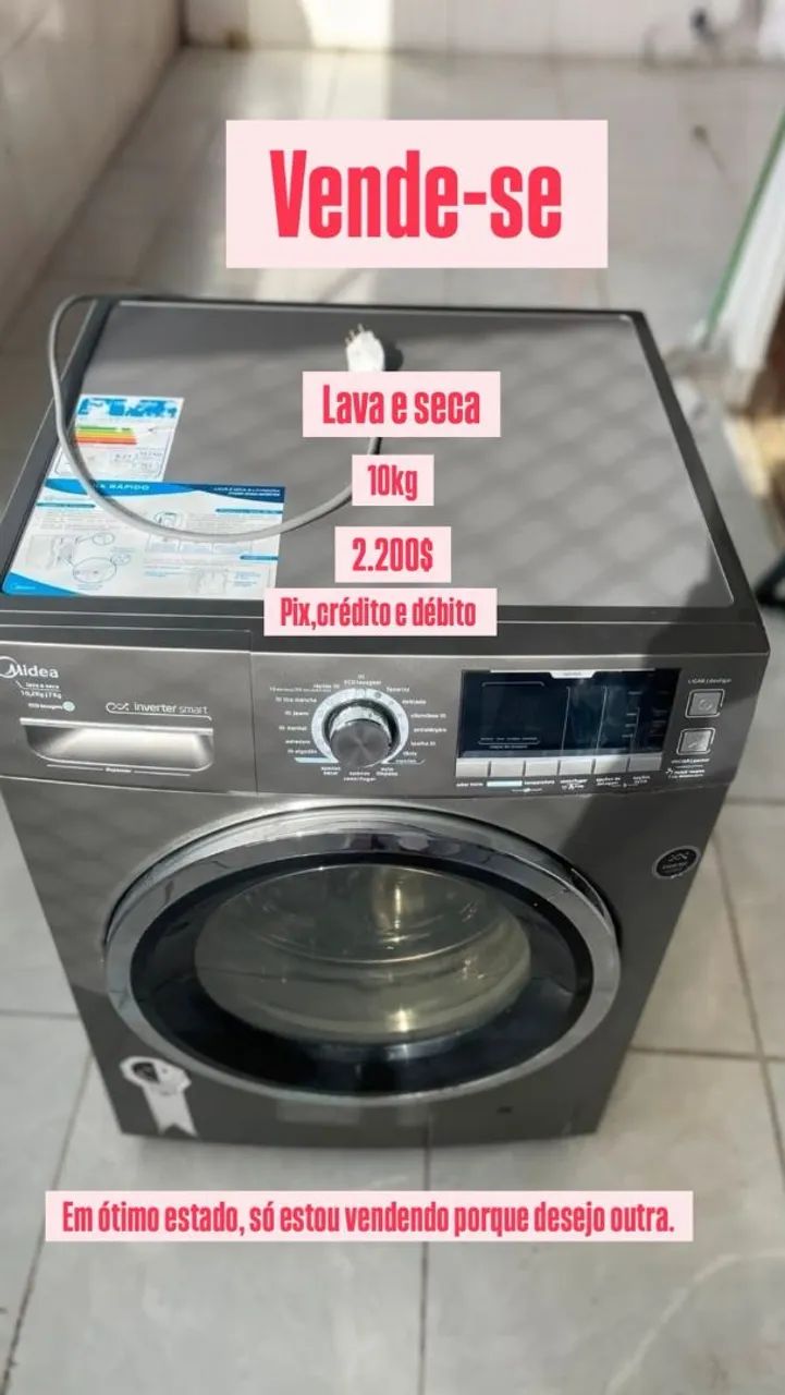 Vende-se Lava e Seca Midea!!! Imperdível!!!