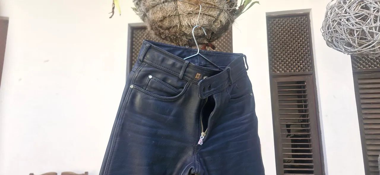 Calça moto de couro Hein Gericke - Foto 3