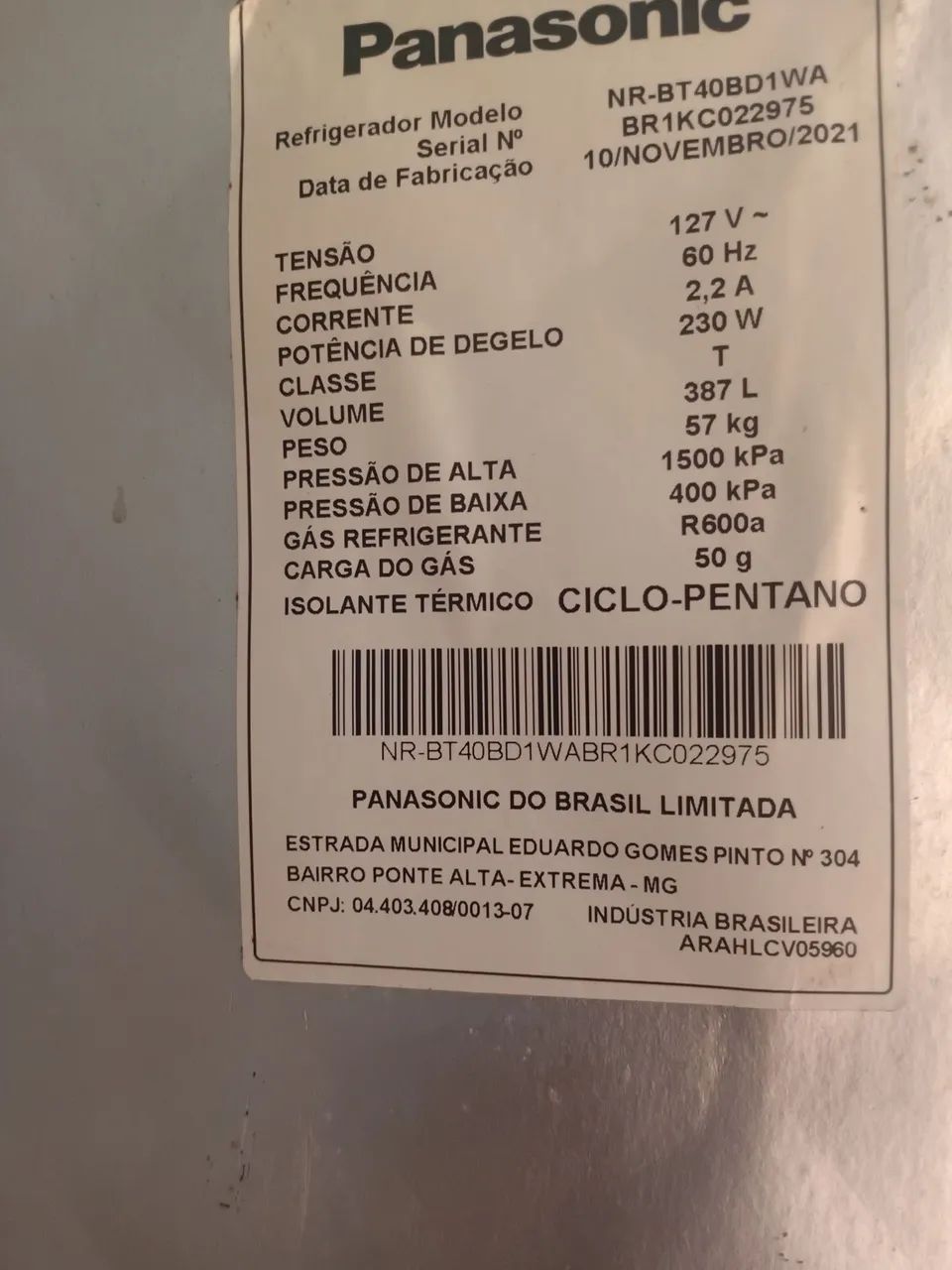 Geladeira Panasonic  - Foto 3