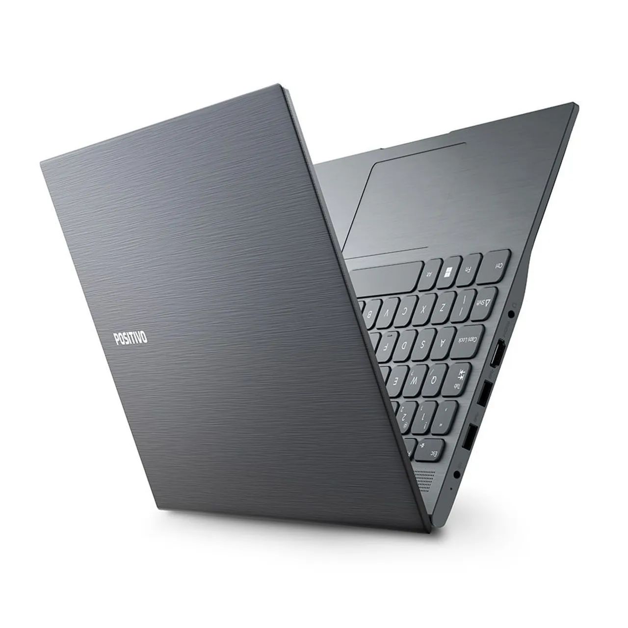 Notebook Positivo Vision C14 Intel Celeron Linux 8Gb RAM 128Gb LED HD Lumina BAR cinza - Foto 3