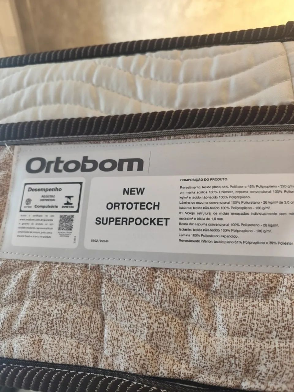 Cama + Box (Ortobom) - Praticamenteo Zero! - Foto 3
