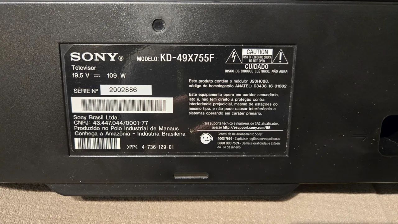 Televisão Sony  - Foto 2