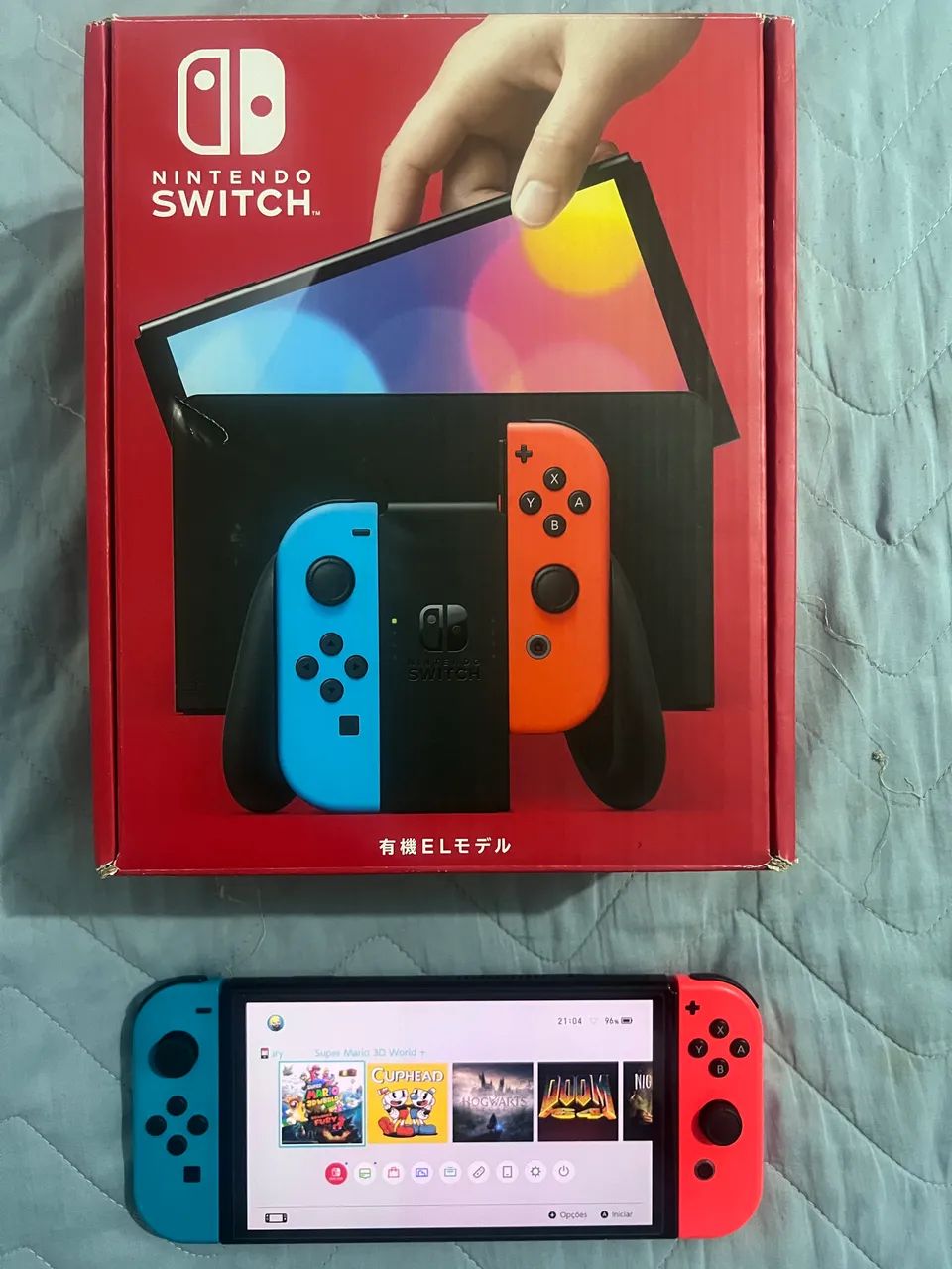 Nintendo Switch Oled desbloqueado 128GB  - Foto 2