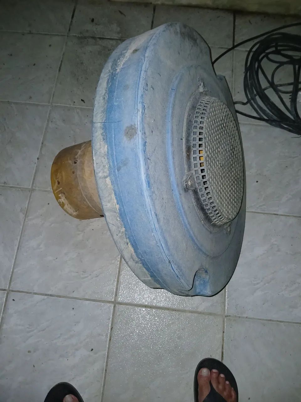 Aeredor tanque de peixes. 