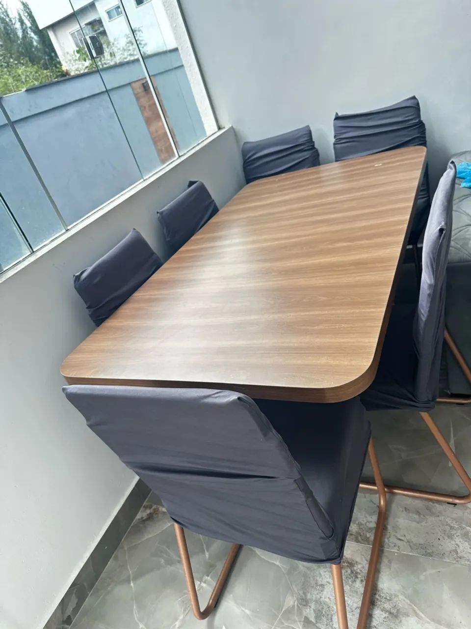 Vendo mesa de jantar 6 cadeiras  - Foto 2