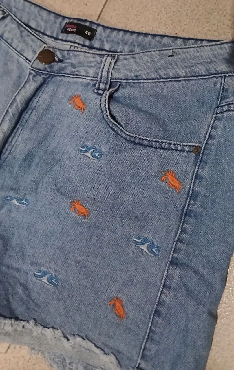 Short jeans (Tamanho 46) - Foto 4