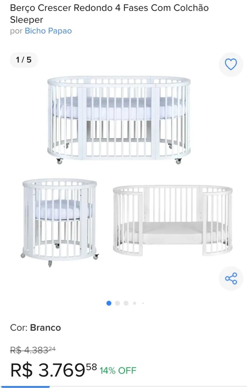Berço Evolutivo Sleeper - Foto 4