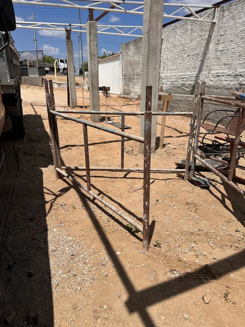 Andaimes de construção 