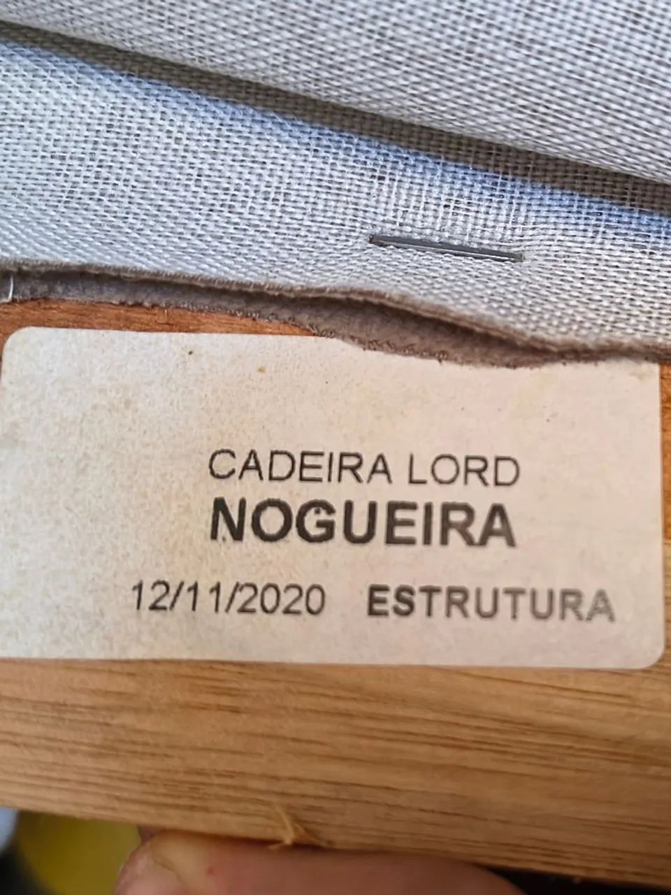 Jogo 6 Cadeiras Jantar Lord de Nogueira - Foto 2