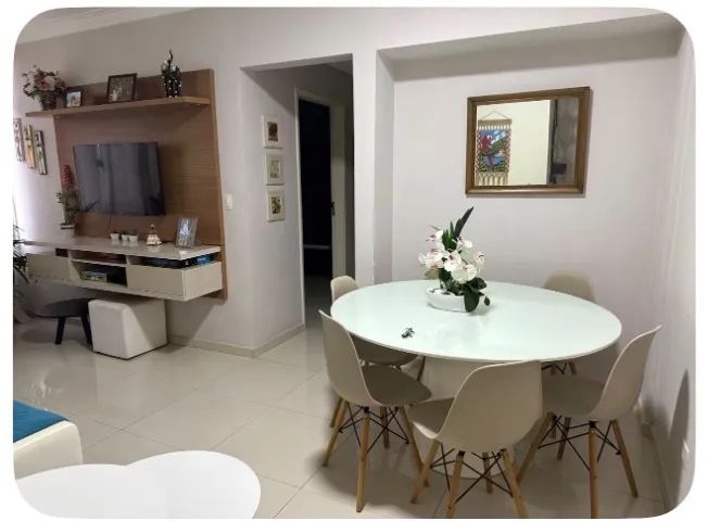 Oportunidade!! Apartamento mobiliado a apenas 200 metros da Praia da Enseada - Guarujá - Foto 2