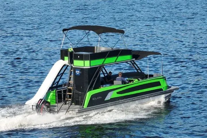 Pontoon Solara Double Deck Mercury 300 Hp Completo! - Foto 2
