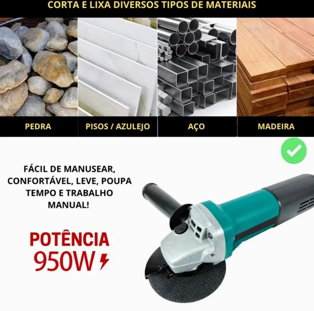Esmerilhadeira Angular NOVA, na caixa - Foto 2