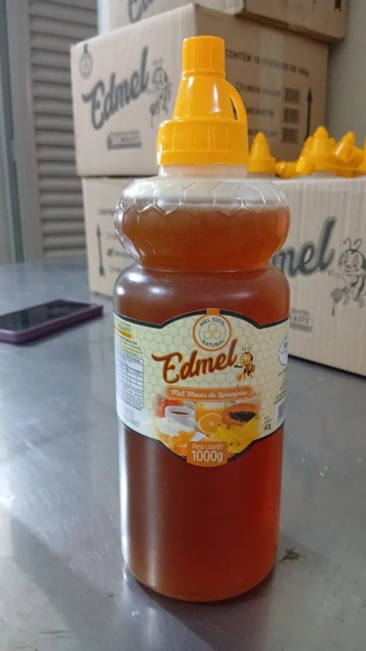 Mel 100% Natural 1 Litros Laranjeiras