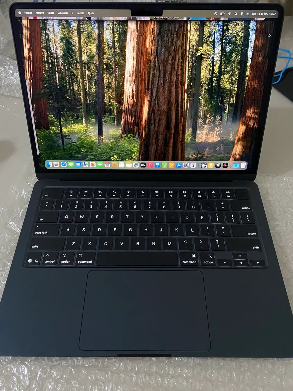 MacBook Air M4 256gb / 16gb ram Midnight (Novo) - Notebooks