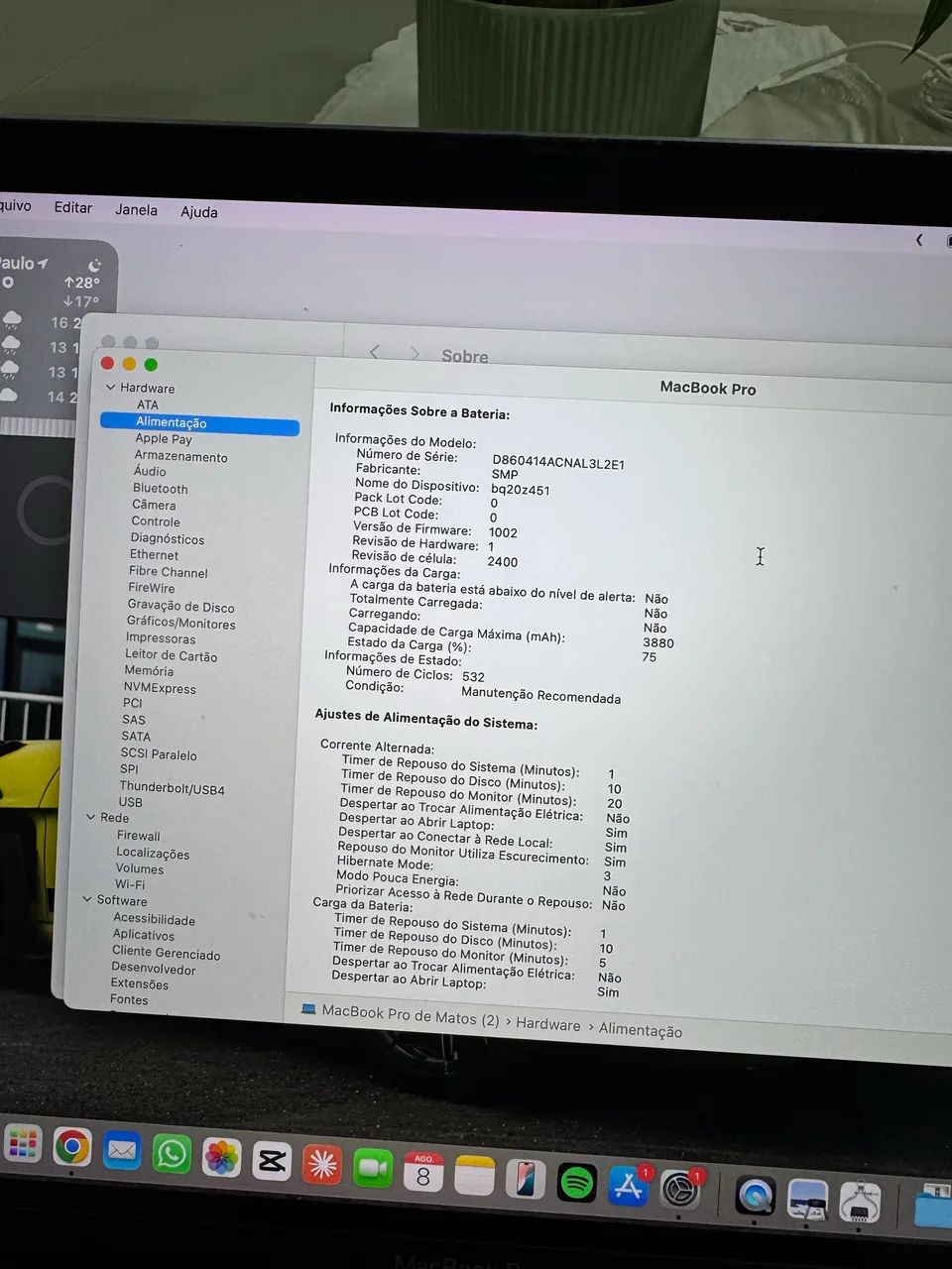 MacBook Pro 13 polegadas 2020 i7 16gb RAM - Foto 2