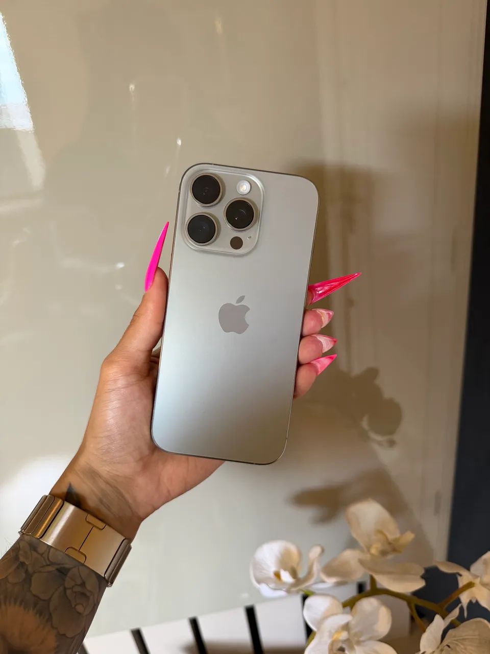 iPhone 16 Pro 256gb Titânio Natural  - Foto 2