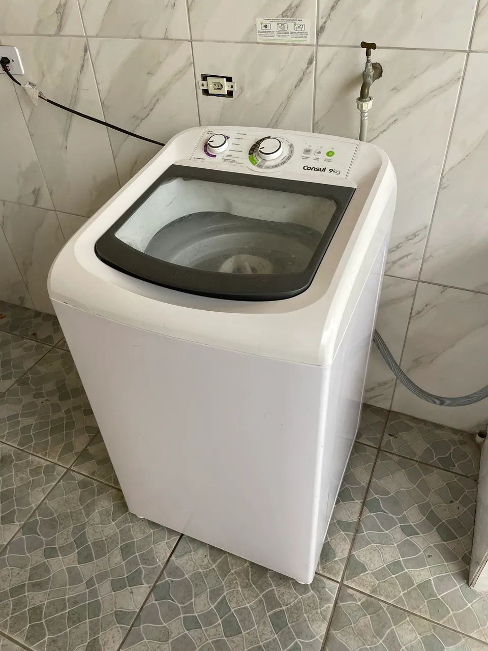 Máquina lavar 9kl cônsul 