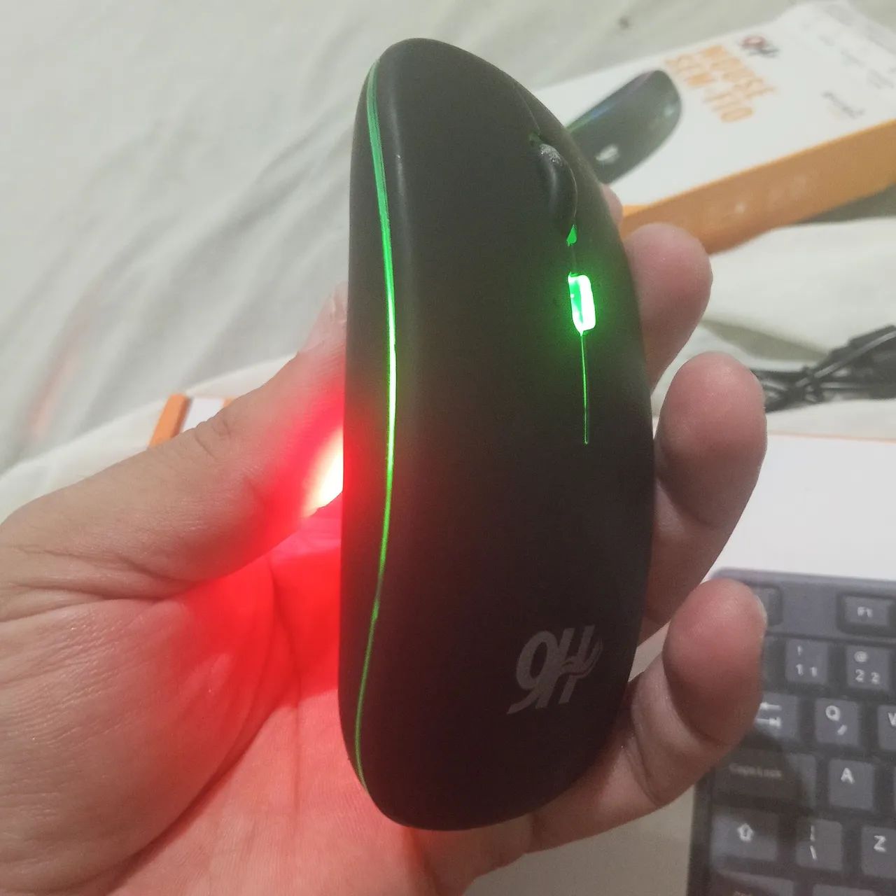 Kit teclado com fio e mouse sem fio  - Foto 3