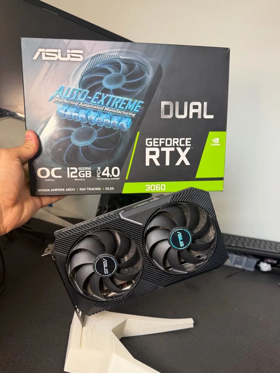 Rtx 3060 12gb ASUS - selada - com caixa - Foto 2