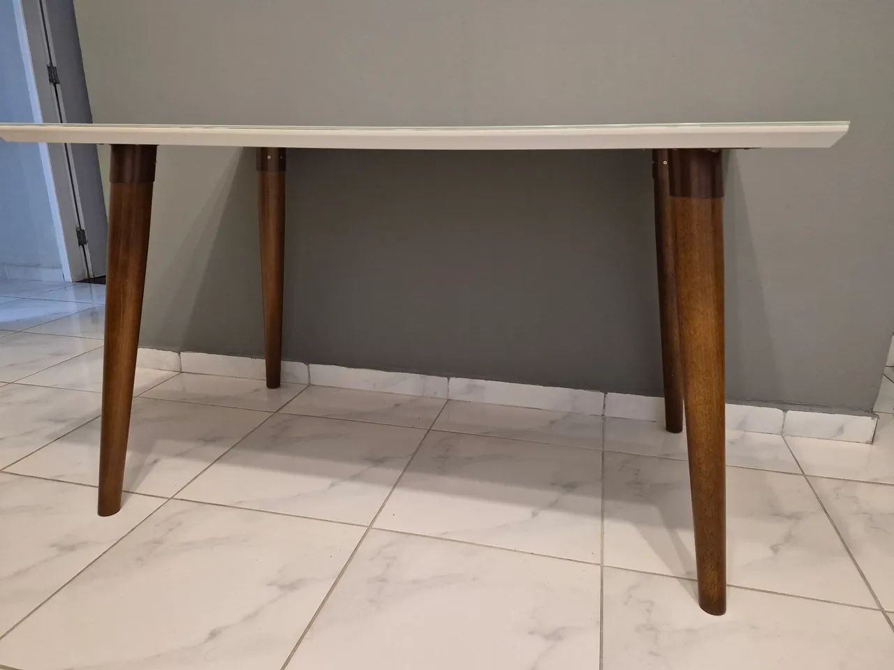Mesa laca com vidro 1.30x80  - Foto 3