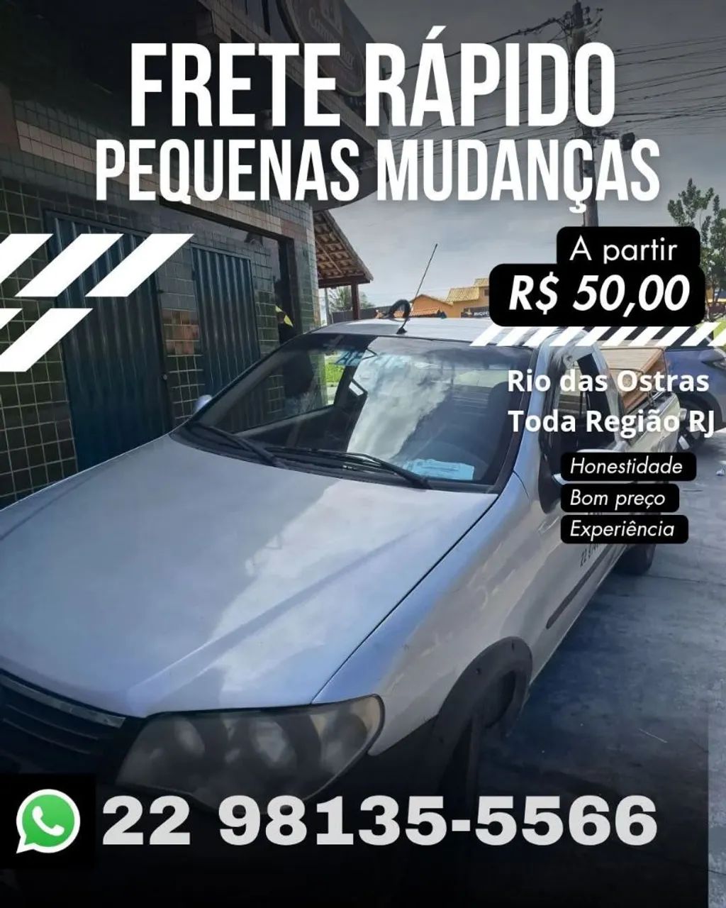 Fretes Rápidos e Pequenas Mudanças 