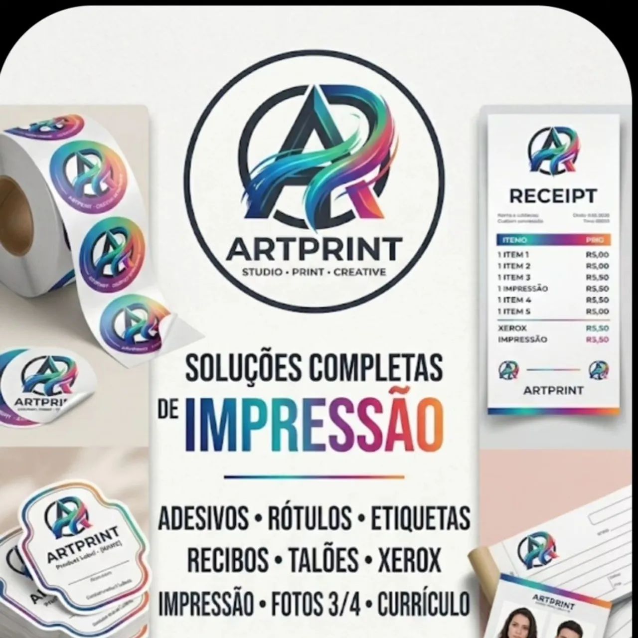 Artprint tudo em adesivos  - Foto 2
