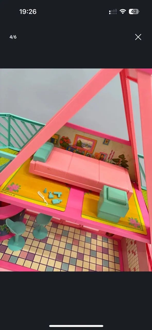 Chalé da barbie completo (estrela) - Foto 4
