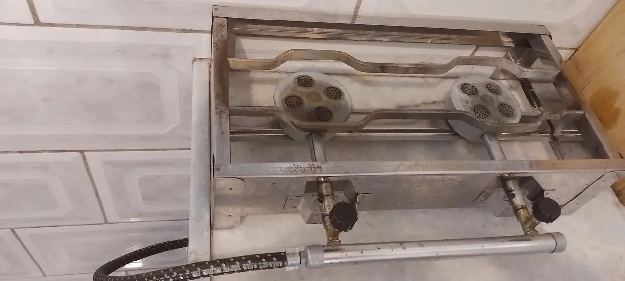 Fogareiro de duas bocas com click  - Foto 2