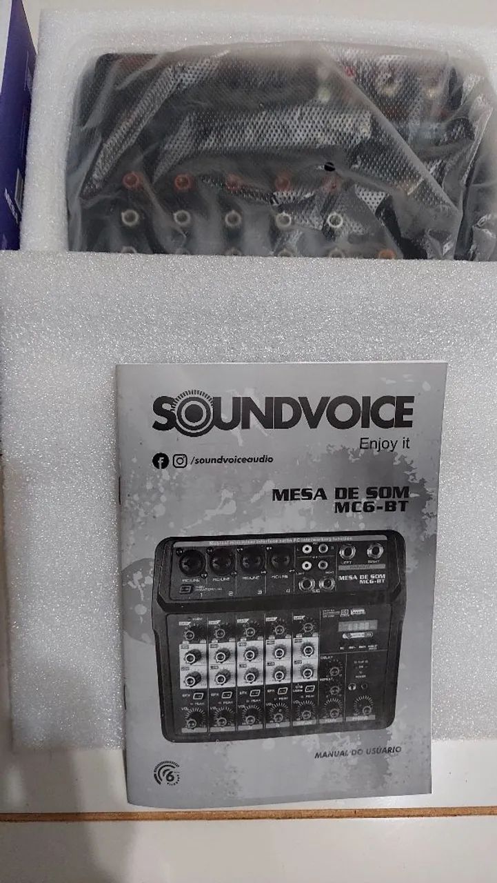 Mesa De Som Soundvoice Mc6 - Foto 4
