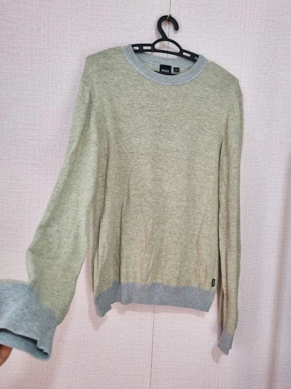 SUETER CINZA HUGO BOSS
