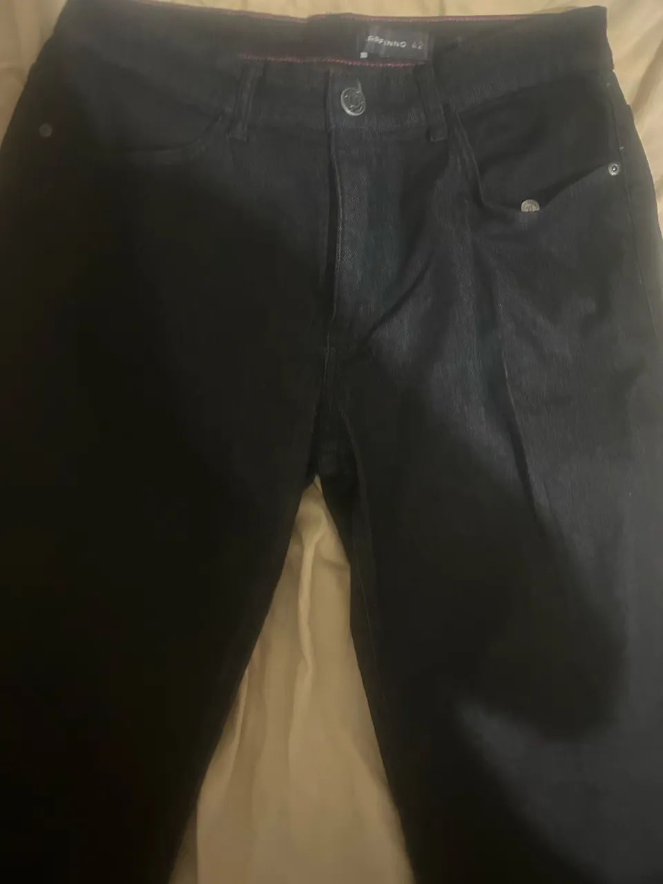 calça jeans marfinno, preta. Nova, nunca usada.