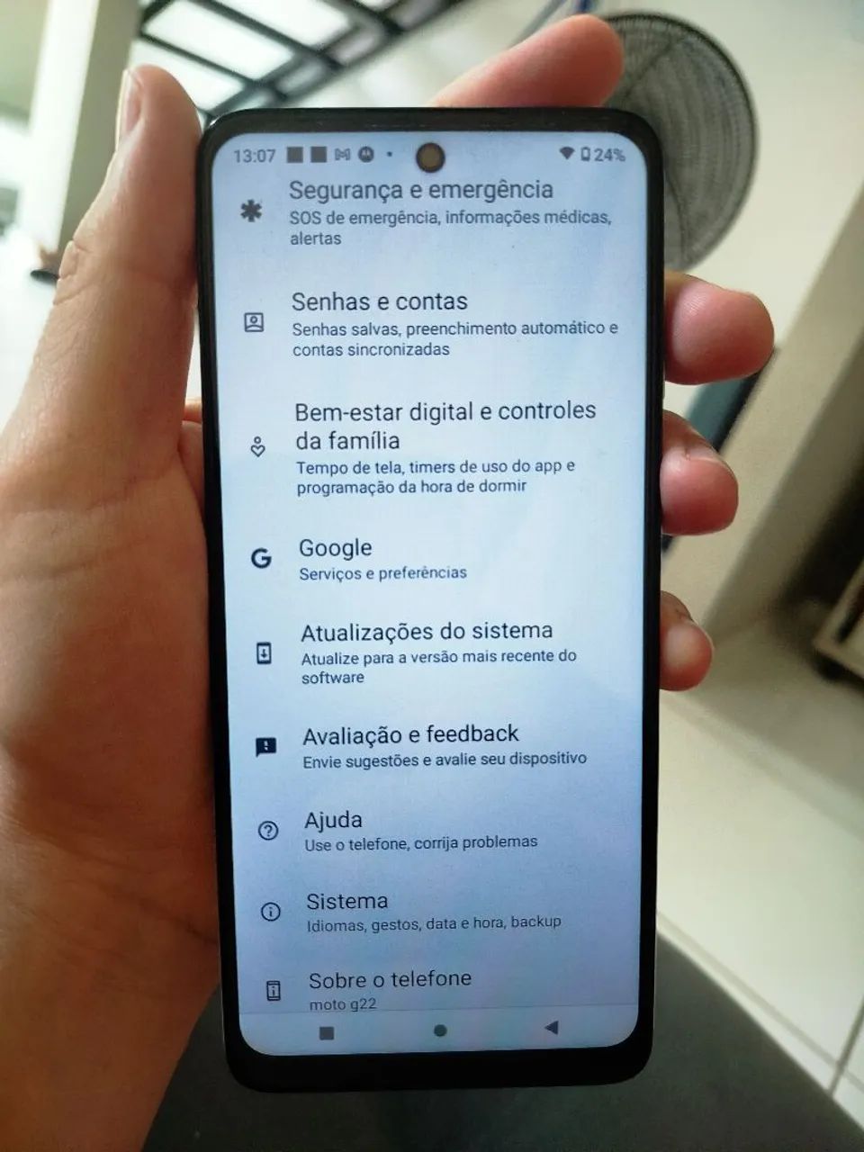 Celular moto g22
