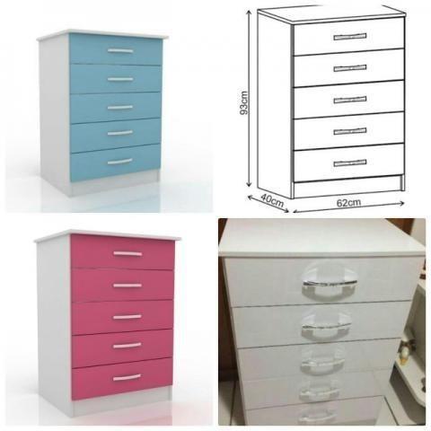 Cômoda Veneza 5 gavetas- Faça seu Pedido * Entrega Rápida - Foto 2