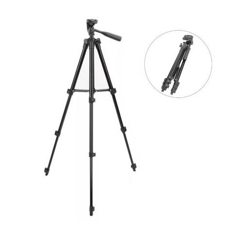 Tripé Tripod Telescópico 3120 Alumínio 1,04M Profissional Ideal para Câmeras Smartphones - Foto 2