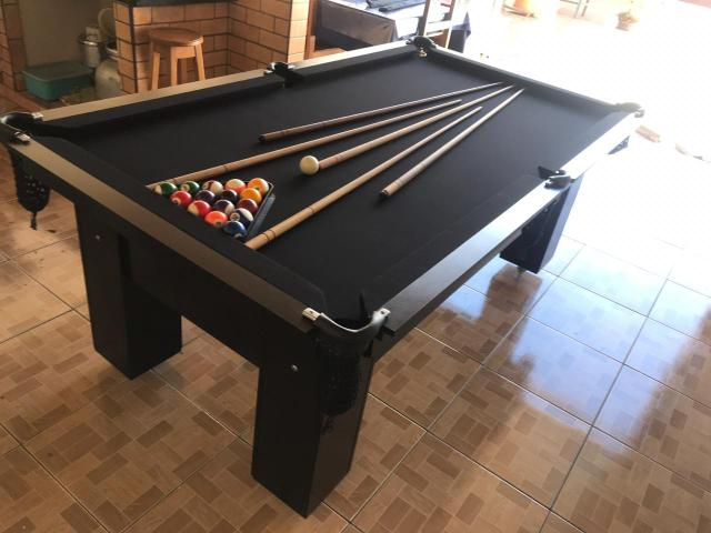 Mesa de Bilhar Pés Tecido Preto Modelo TRA4889 - Foto 3