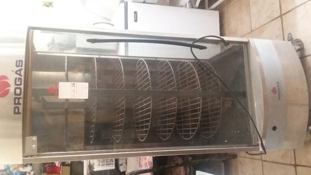 Máquina frangueira e geladeira vitrine - Foto 5