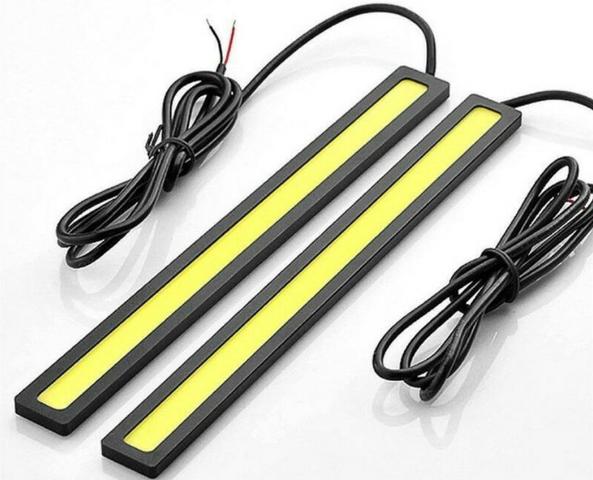 Barra De Led Kit 2Unid.  Cob 17cm Super Branco 12v Arduino Automação Robotica COD-CP338   - Foto 2