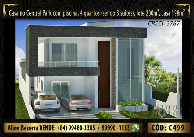 Duplex com piscina, 4 quartos, condomínio Central Park, facilita a negociação - Foto 2