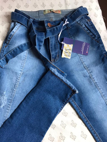 calça jeans feminina 3 por 100