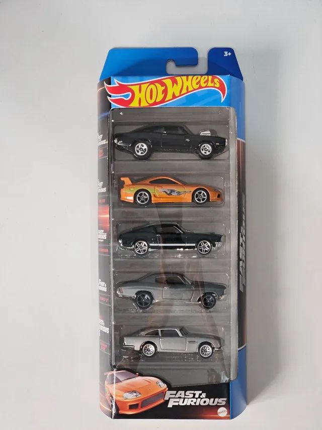 Hot Wheels - Pack com 5 carrinhos (Fast & Furious) - Velozes e Furiosos :  : Brinquedos e Jogos