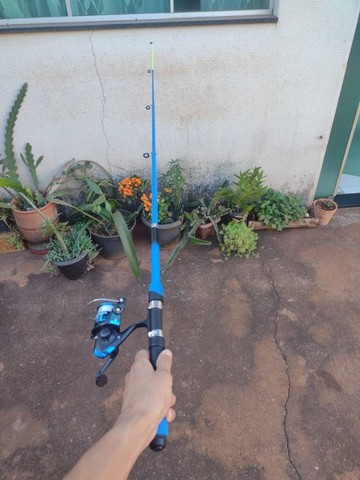  VARA de Pesca TELESCÓPICA com MOLINETE   - Foto 3