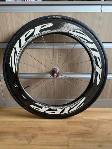 Roda zipp 808 carbonclincher firecrast - Foto 4