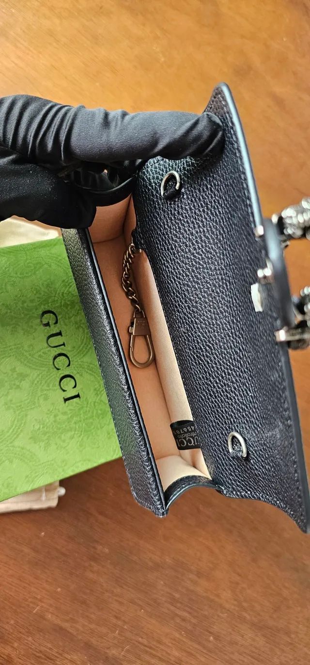 Bolsa Gucci Dionysus Mini Cravejada  - Foto 4