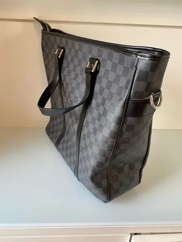 Bolsa Louis Vuitton Tadao Damier Graphite Preta