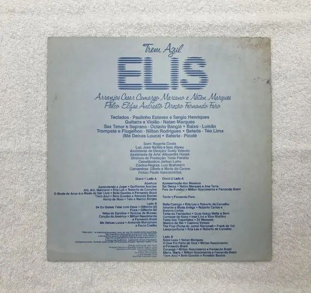 Disco de Vinil Elis Regina Trem Azul - Foto 4