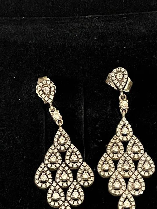Brinco Prata Pandora com Pedras Zircônia - Foto 2