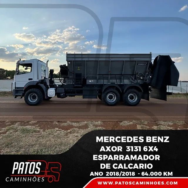 Mercedes Benz Axor 3131 6x4 Esparramador de Calcario 2018/2018 - Foto 11