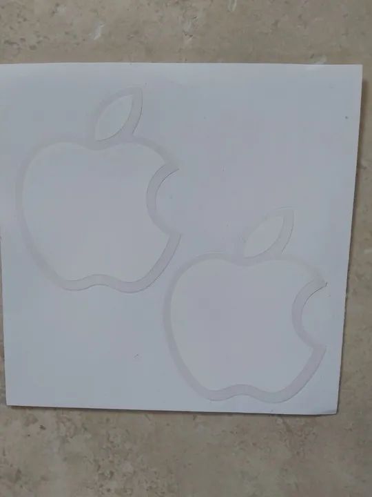 Adesivo Apple - Pacote com 2 - Foto 2