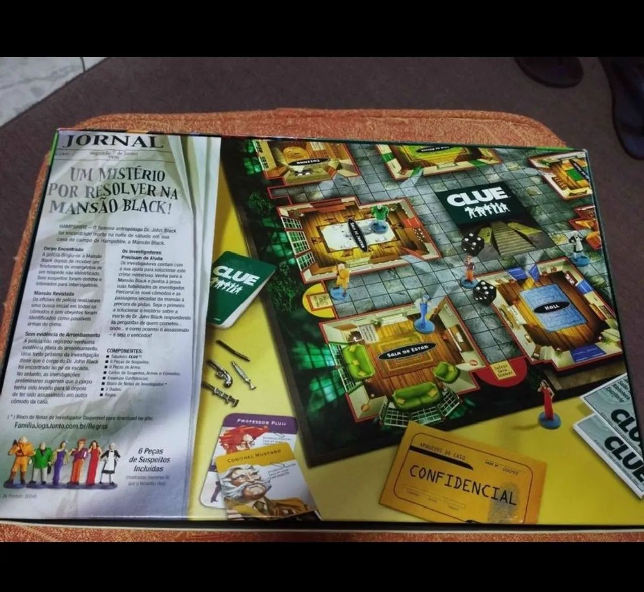 Jogo de tabuleiro Clue  - Foto 5